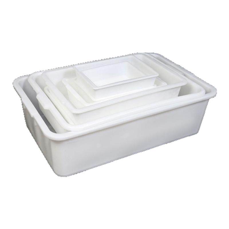 佳罗白色长方形塑料盒