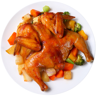 新鲜童子鸡整只西装鸡商用20只生鲜冷冻全鸡整鸡白条鸡烤鸡脆皮鸡