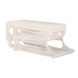 滚动鸡蛋收纳盒厨房多层斜口自动滚蛋器冰箱侧门鸡蛋托专用保鲜盒