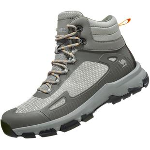 【清仓】骆驼户外鞋男士高帮登山鞋男防泼水秋季运动旅游徒步鞋男