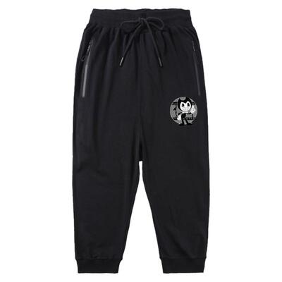 班迪与机器bendy男女薄款短墨水