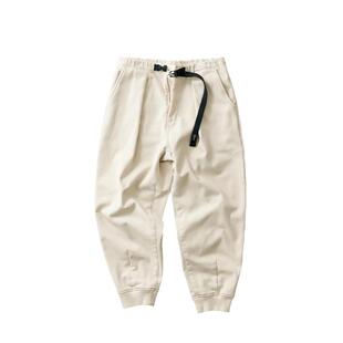 桑妮库拉/Sunny clouds男式纯棉摇粒绒内里九分收口裤冬