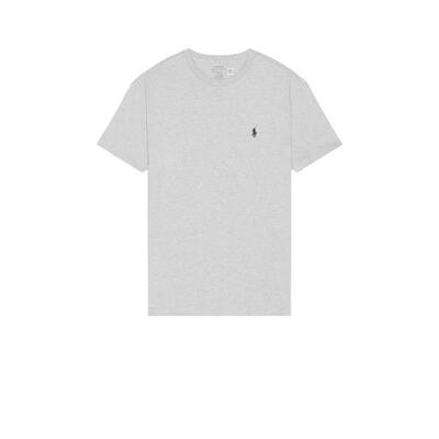 Polo Ralph Lauren 拉夫劳伦T恤淡灰色圆领短袖老钱风REVOLVE新款