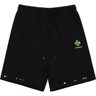 GUUKA爱心幸运四叶草短裤