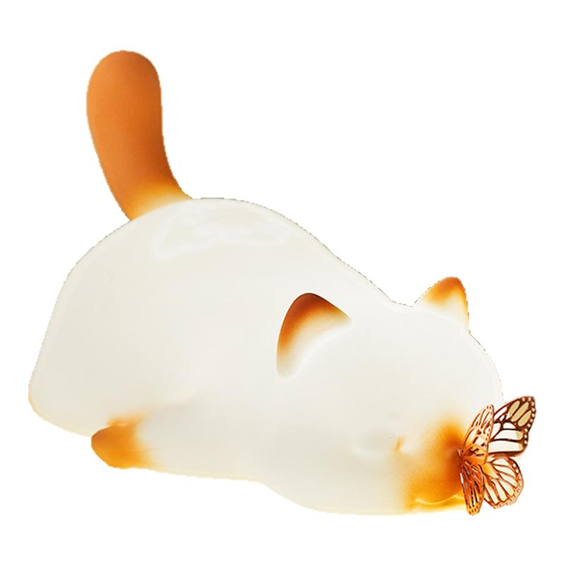 故宫灵猫慕蝶硅胶灯拍拍灯