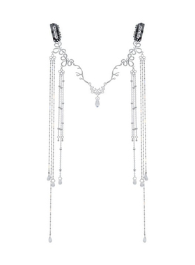 手工水滴发簪额饰汉服古风眉心坠