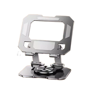 【360°旋转】狄美金属平板支架桌面ipad吃鸡专用铝合金碳素钢金属懒人架子支撑便携调节升降拍摄散热底座