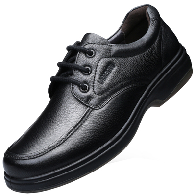 厚底耐磨老人头爸爸鞋商务休闲