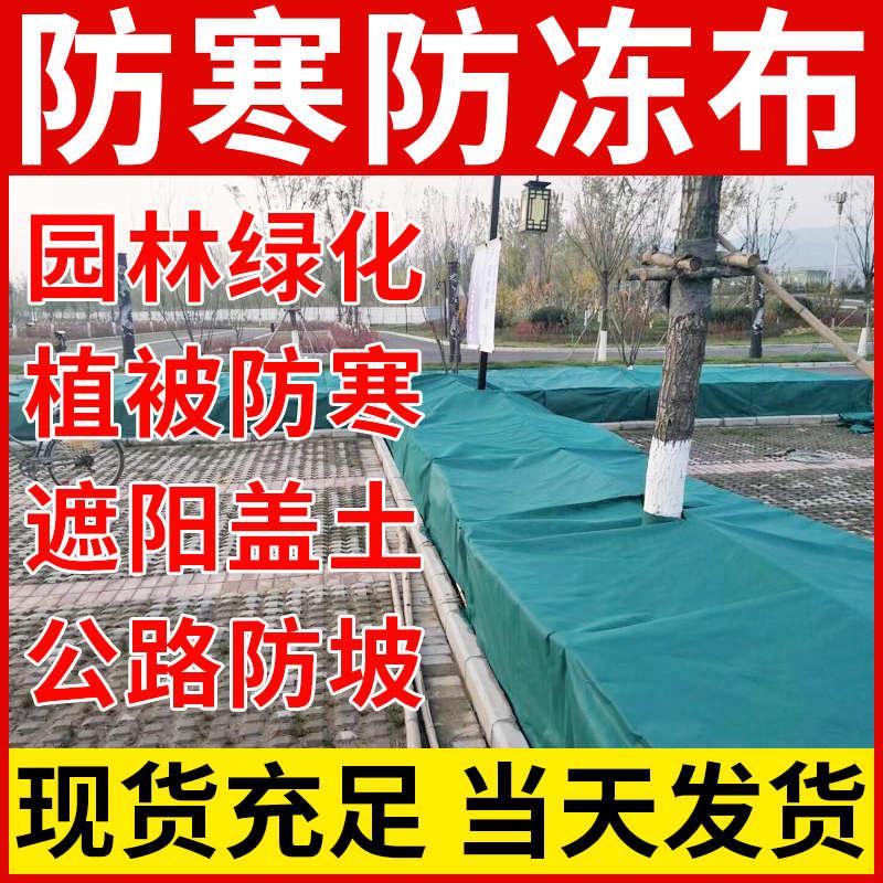 绿化无纺布整卷绿色园林工程防寒布防冻草坪保暖花卉保温布