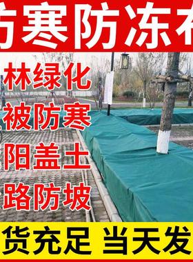 绿化无纺布整卷绿色园林工程防寒布防冻草坪保暖花卉保温布