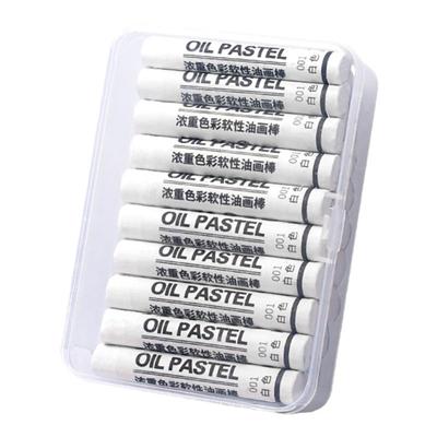 白色重彩油画棒小学生专用
