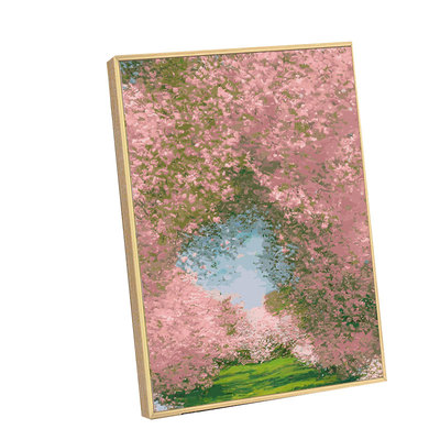 莫奈花园奶油风高级感风