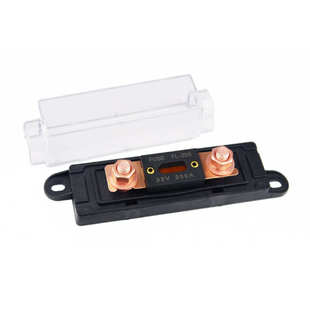 叉栓式保险丝盒座汽车螺栓式大电流熔断器改装防水取电保险盒通用