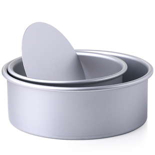 展艺活底阳极戚风蛋糕模具6寸8寸10寸慕斯烤箱家用烘焙工模具套装