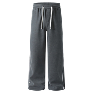 班尼路SK潮牌休闲裤男2026春夏男款宽松直筒百搭垂感阔腿裤子男YS