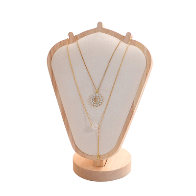 木质项链展示架多层陈列道具