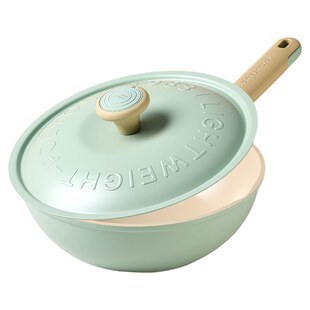 炊大皇无氟涂层不粘锅小炒锅家用聚油不沾锅燃气电磁炉钛锅炒菜锅