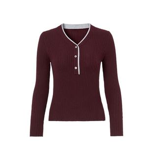 恩瑞妮专柜同款2025冬季新款百搭显瘦气质淑女针织衫上衣女