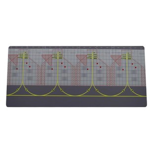 1:400 静态仿真飞机模型停机坪民航机场客机机位四连位大尺寸垫子