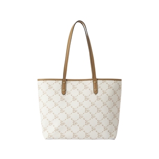 森马包包托特包女2024新款大容量通勤单肩包撞色老花手提包时尚潮