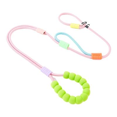 多功能狗狗牵引绳防爆冲p绳小型犬防挣脱P链大型犬拴狗绳遛狗神器