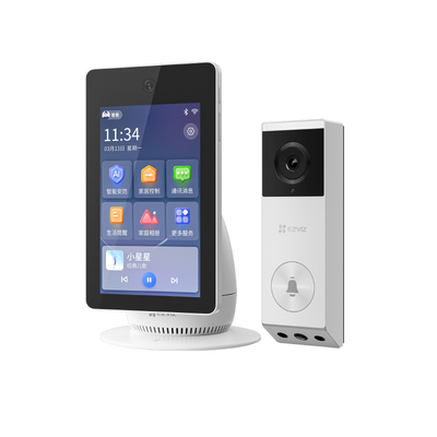 萤石RK3桌面机器人deepseek智能家庭屏 高清智能双摄门铃套装