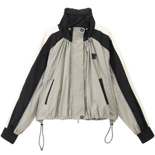 REVAN芮范设计师款复古运动风撞色外套RN70105290