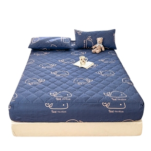 夹棉床笠单件加厚防尘床罩2026新款床垫套保护罩四季通用防滑床套