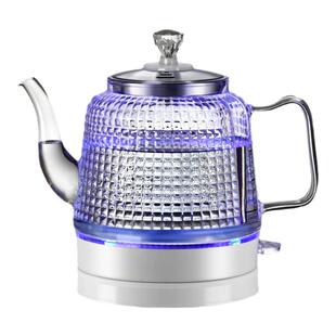 玻璃电热水壶自动断电快速开水壶泡茶煮水家用冲茶立体条纹烧水壶