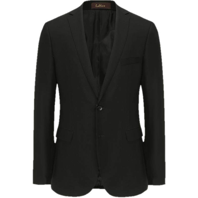 【商场同款】Lavico/朗维高男简约商务正装西服黑色外套结婚礼服
