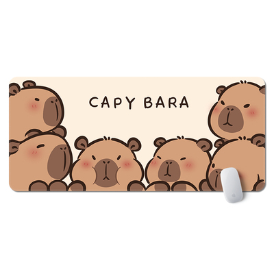天然橡胶卡皮巴拉水豚创意鼠标垫