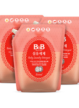 B&B保宁婴幼儿童洗衣液新生儿衣物专用植物洗衣液袋装洗衣液去污
