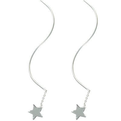 个性百搭原创s925星星简约耳坠