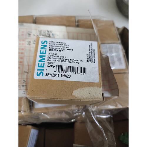 在线议价西门子辅助开关 3RH2911-1HA20。全新正品，带包装