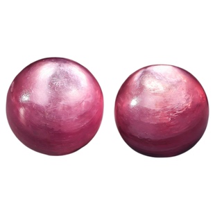 天然紫锂云母单珠水晶手串散珠配件手工diy项链手链隔珠首饰串珠