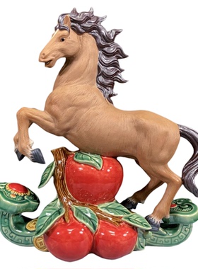 马摆件十二生肖马年特色高档送礼
