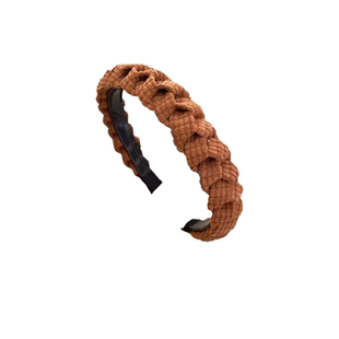 麻花辫发箍女百搭新款美拉德头箍高级感气质高颅顶压发圈发饰成人