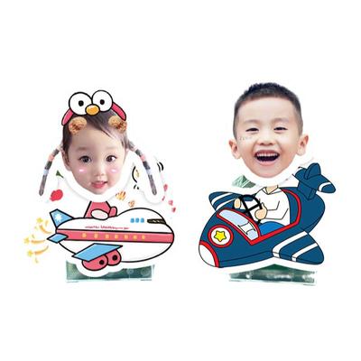 定制太阳能摇头汽车摆件