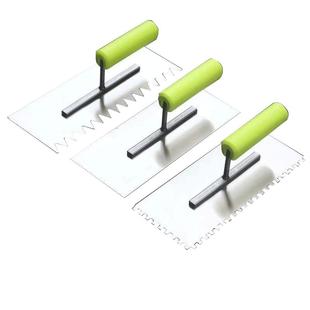 叶老三泥工刀抹灰铲抹子抹刮泥刀泥瓦工批刮灰刀泥板锯齿铺瓷砖铲