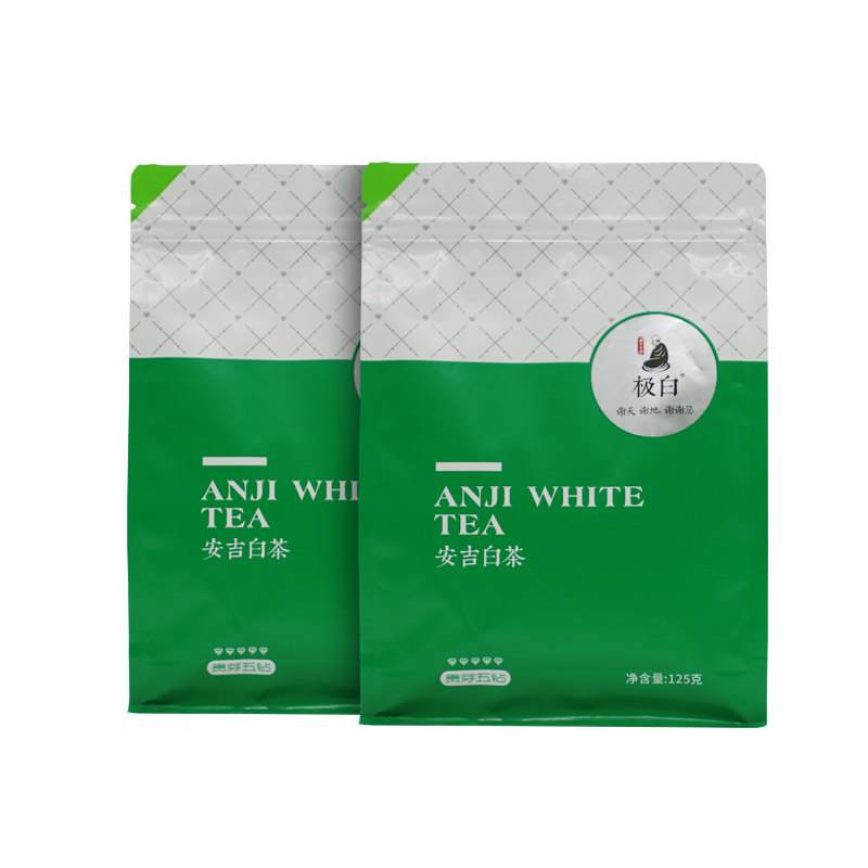 上市极白特级125g*2自封袋春茶