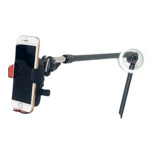 夹桌式手机支架直播床边桌上沙发懒躺悬臂空浮旋转机械多节臂伸缩