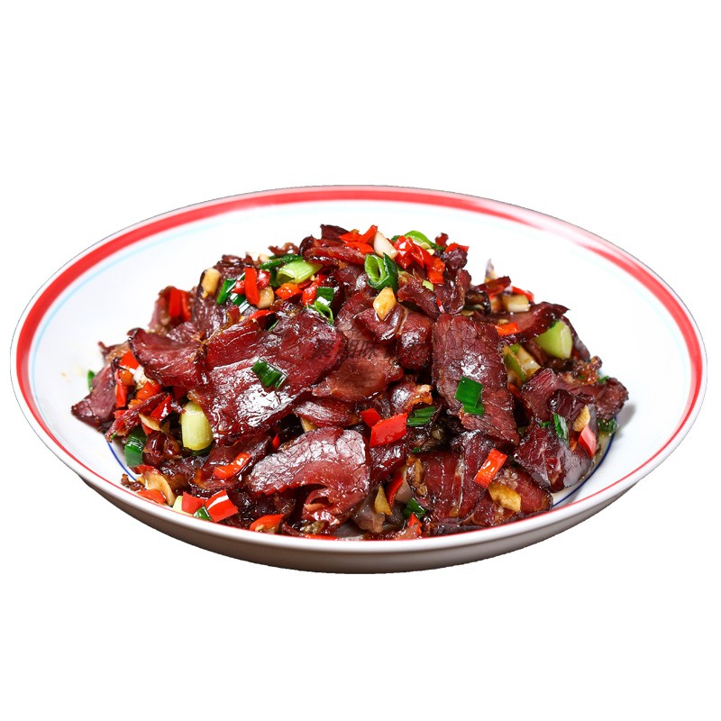 湖南腊牛肉切片烟熏黄牛肉腊肉