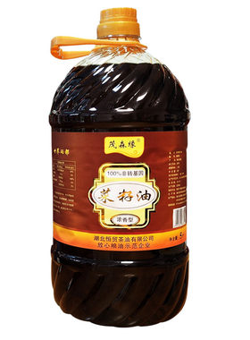 恩施非转基因菜籽油5升桶茂森缘