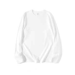 长袖t恤女纯棉打底衫内搭纯白色基础款百搭遮屁股2026超好看新款