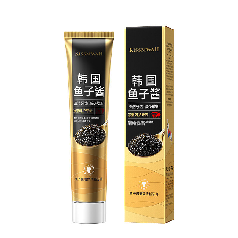 韩国鱼子酱益生菌清新口气牙膏
