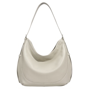 包包女士2026新款真皮大容量通勤包女单肩慵懒风松弛感高级饺子包