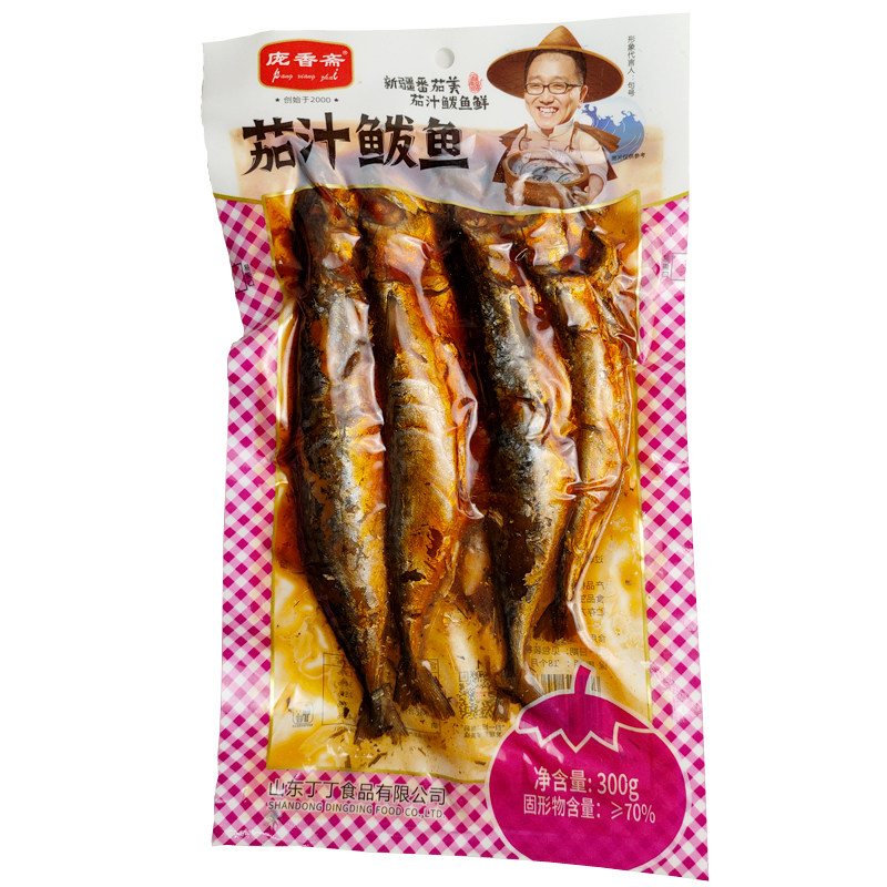 庞香斋茄汁鲅鱼熟食300g真空即食