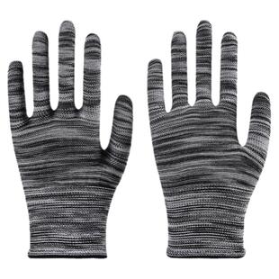 条纹薄款尼龙纱线透气工作手套劳保耐磨弹力开车防晒男女防护手套