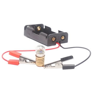 小学生物理实电路验器材小发明DIY科技小制作儿童科学 串联小灯泡