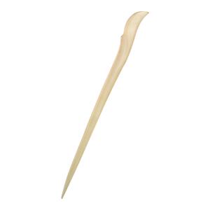 追师牛角发簪古风女高级感玉簪子新中式日常通勤简约盘发绝美韧性